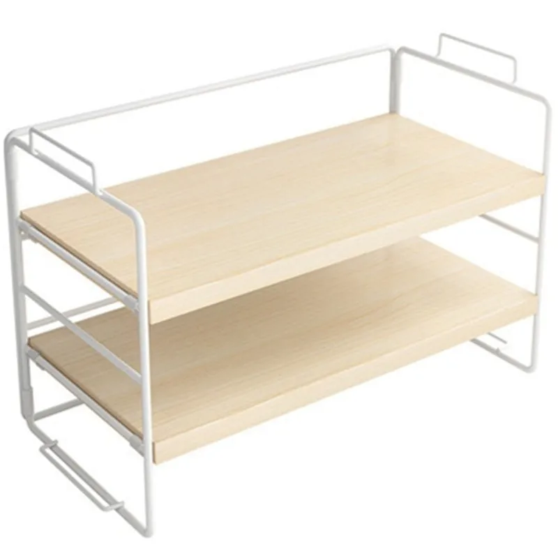 QWE-Desktop Organizer-Storage Rack-Multi-Purpose Carbon Steel Design-Versatile For Home& Office