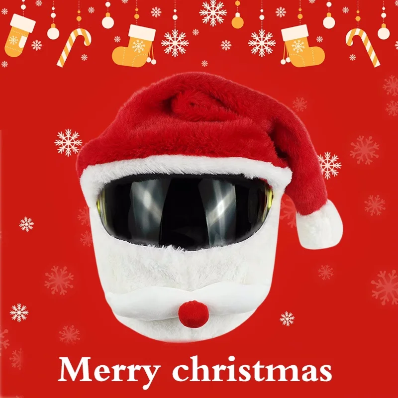Helmet Protection Headgear Cover Cartoon Fluffy Plush Set For Motorcycle Full-Face Protective Case Motorbike Safety Trendy