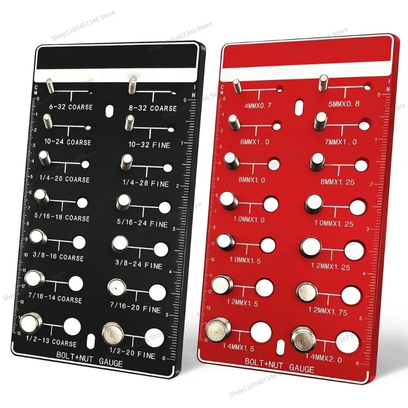 For Screw Nut and Bolt Thread Checker, Screw Gauge 3 Pack
