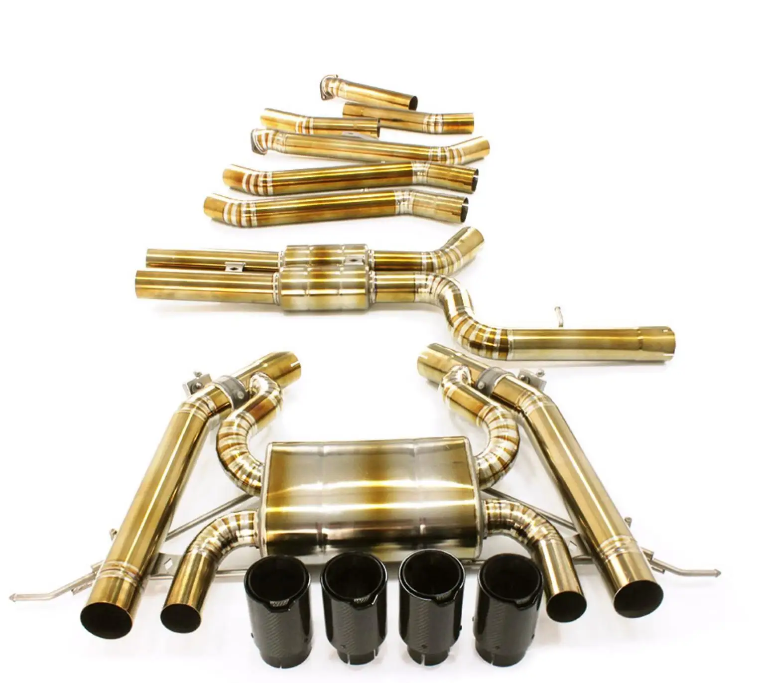 

Auto Parts OEM Exhaust System With No Muffler Non-Valved Catback Exhaust Straight Pipe for BMW M4 G80 G82
