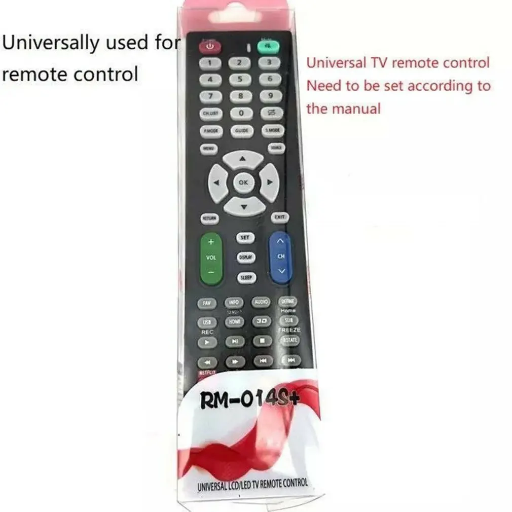 2024 Hot Universal Samrt TV Remote Control Use TV RM-014S+TV Replacement Remote Controller For Any Brand Dropshipping Wholesale