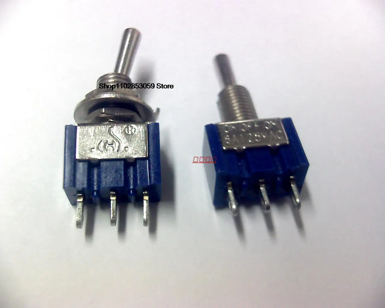 10PCS  Twist switch blue 3-pin two speed conversion switch high-quality twist switch