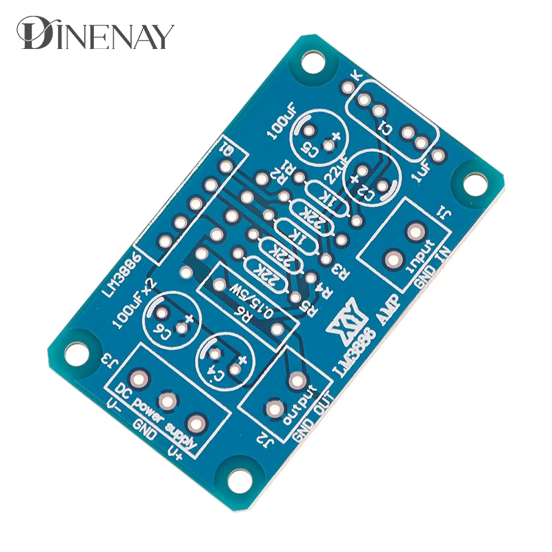 บอร์ด ± HiFi LM3886TF แผงวงจร PCB แบบขนาน DC 20-28V 68W