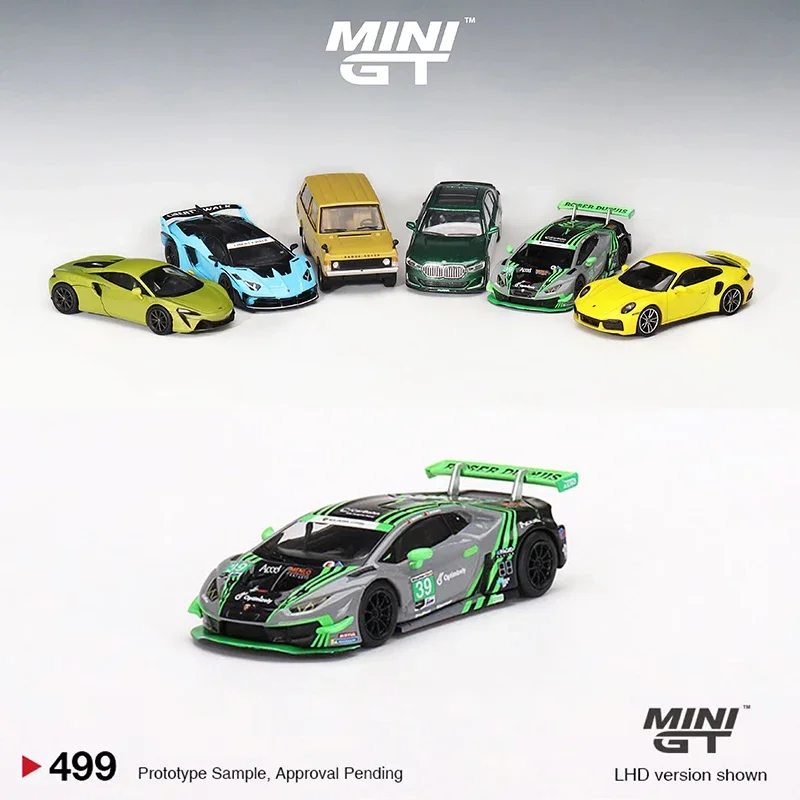 

MINIGT 1/64 Model Car Lambor Huracan GT3 EVO #39 2022 IMSA Alloy Sport Vehicle #499 Collection