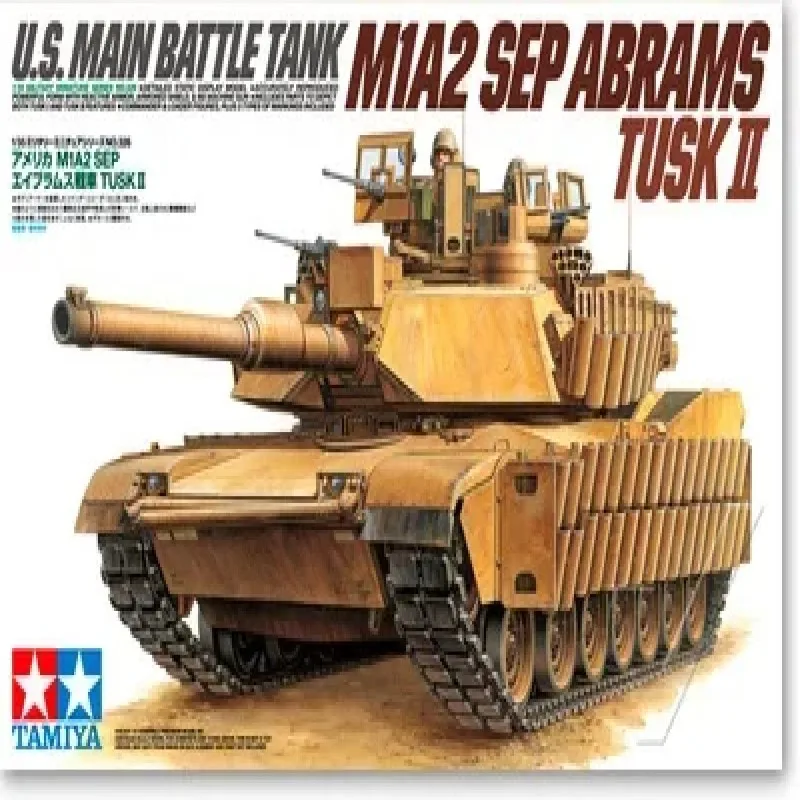 

Tamiya 35326 1/35 U.S Main Battle Tank MIA2 SEP Abrams Tusk II Assembly Tank Model Building Kits For Adults Hobby Toy DIY