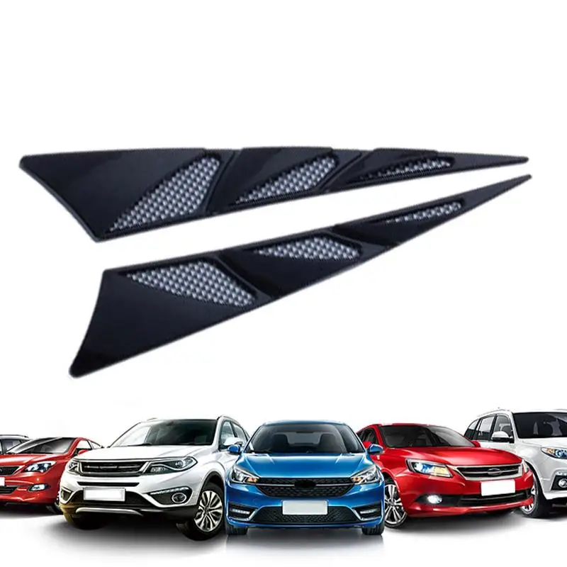 2pcs Car Door Protector Automotive Anti Collision Edge Guards Vehicles Shark Shape Bumper Corner Protector Accessories