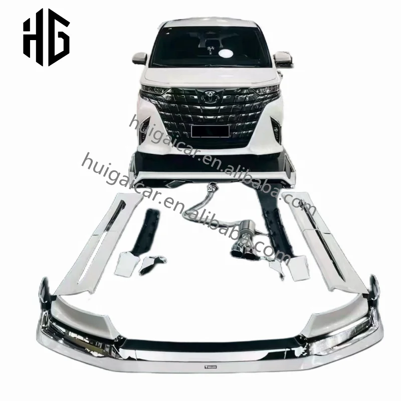 

2024 Alphard Modellista PP Plastics Body Kit Car Bumper for Toyota Alphard 40 Series Bodykit
