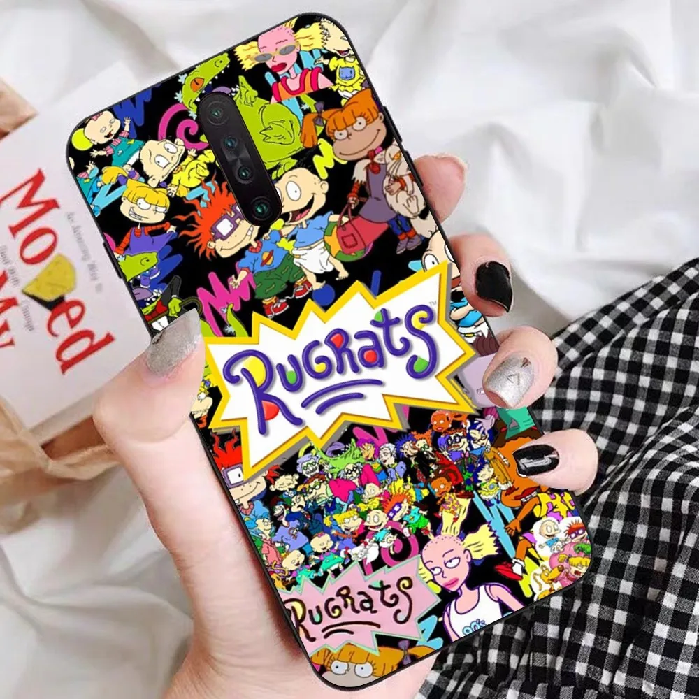 Cartoon-R-Rugrat-Anime Phone Case For Xiaomi Mi 5X 8 9 10 11 12 lite pro 10T PocoX3pro PocoM3 Note 10 pro lite