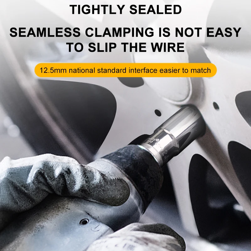 WYNN'S 1/2" Long Impact Socket 8 to 32mm Drive Wrench Socket Head Cr-V Steel for Pneumatic Electric Wrench Drill Metric Hex Tool