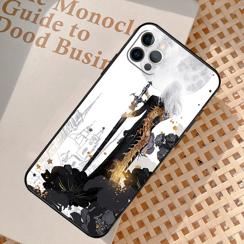 Throne Of Glass Case For iPhone 16 12 11 13 14 15 Pro Max Mini XR X XS MAX 5S Plus Cover