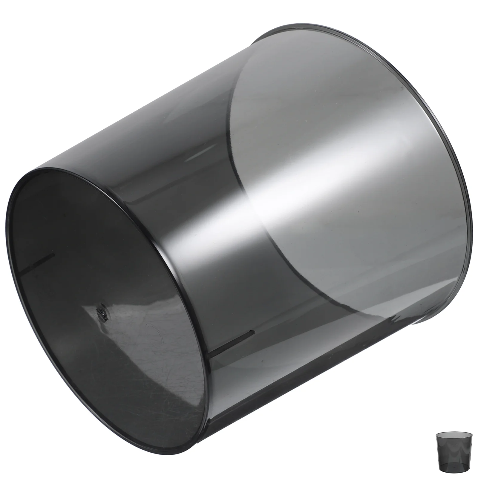 

Desktop Trash Can Mini Garbage Bucket Small Waste Container Household Office Pen Holder Plastic Sturdy Structure Fashion Shape