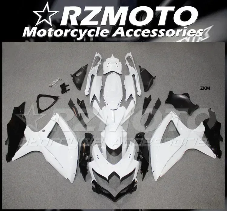 

Injection Mold New ABS Whole Fairings Kit Fit For SUZUKI 600 750 K8 2008 2009 2010 08 09 10 Bodywork Set Black White