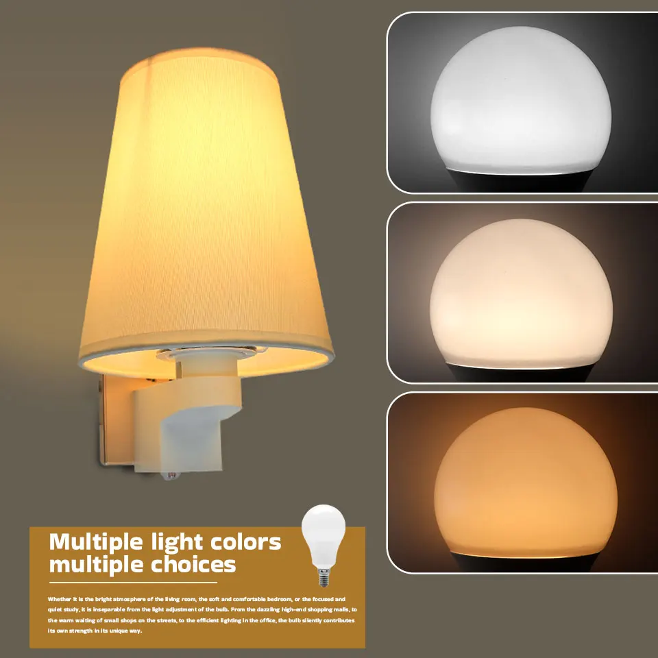 4PCS E27 LED Bulb 6W 9W 12W LED Indoor Lighting Bulb High Brightness and Low Energy Consumption Living Room Home Energy Saving