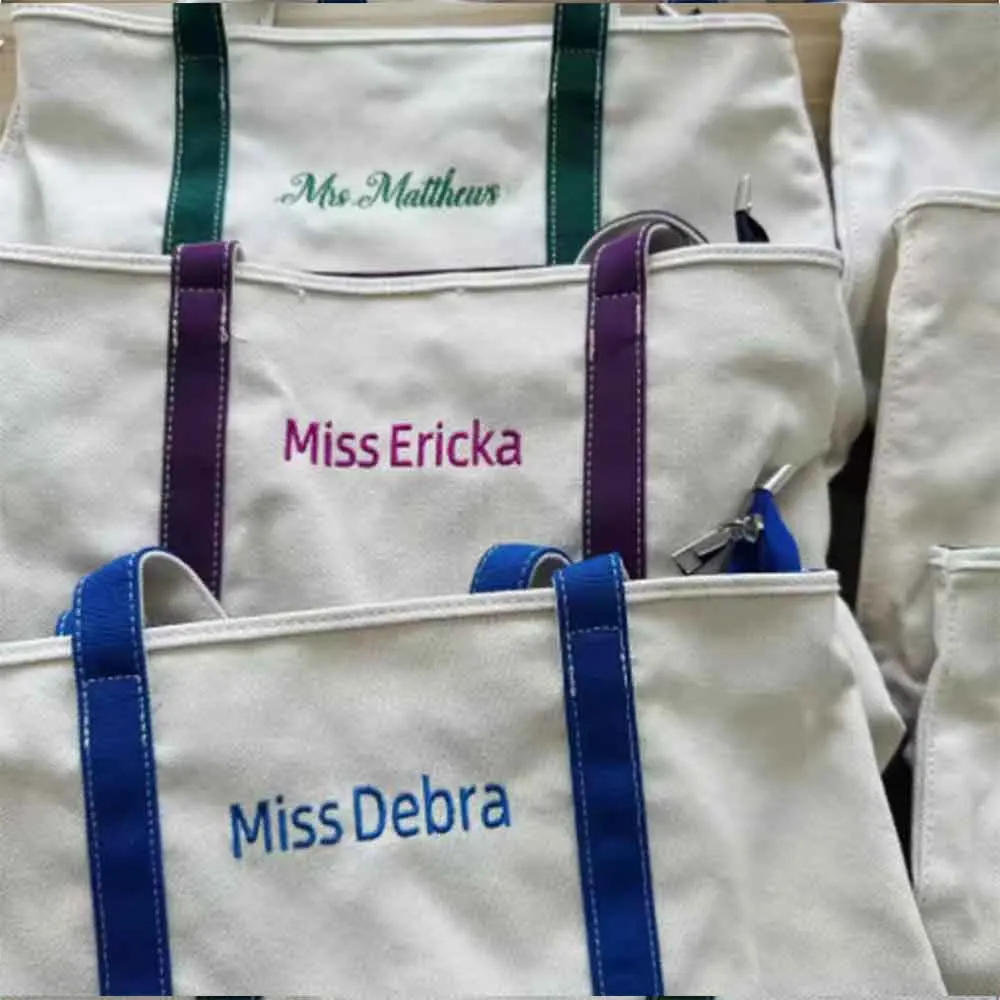 Design Your Tote Bags, Personalized Boat Tote,Custom embroidered Name Bag,Boat Tote,School Tote Bag,Beach Tote,Name Tote Bag