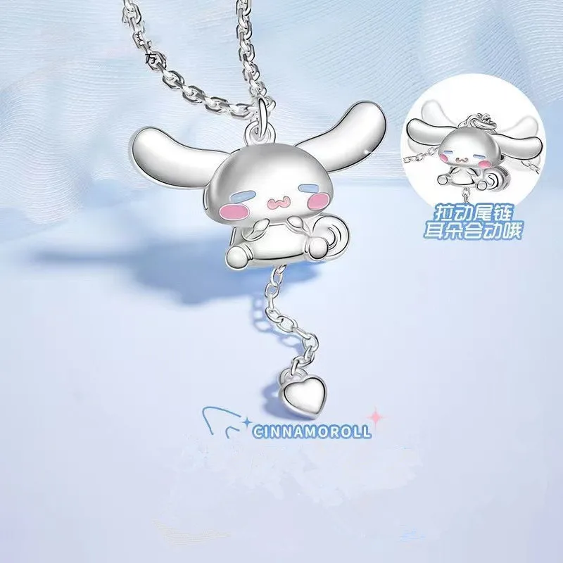 

Ожерелье Sanrio Agile Cinnamoroll, ожерелье с ключицей, студенческая вечеринка, подарок другу на день рождения, нишевая девушка, подарок подруге
