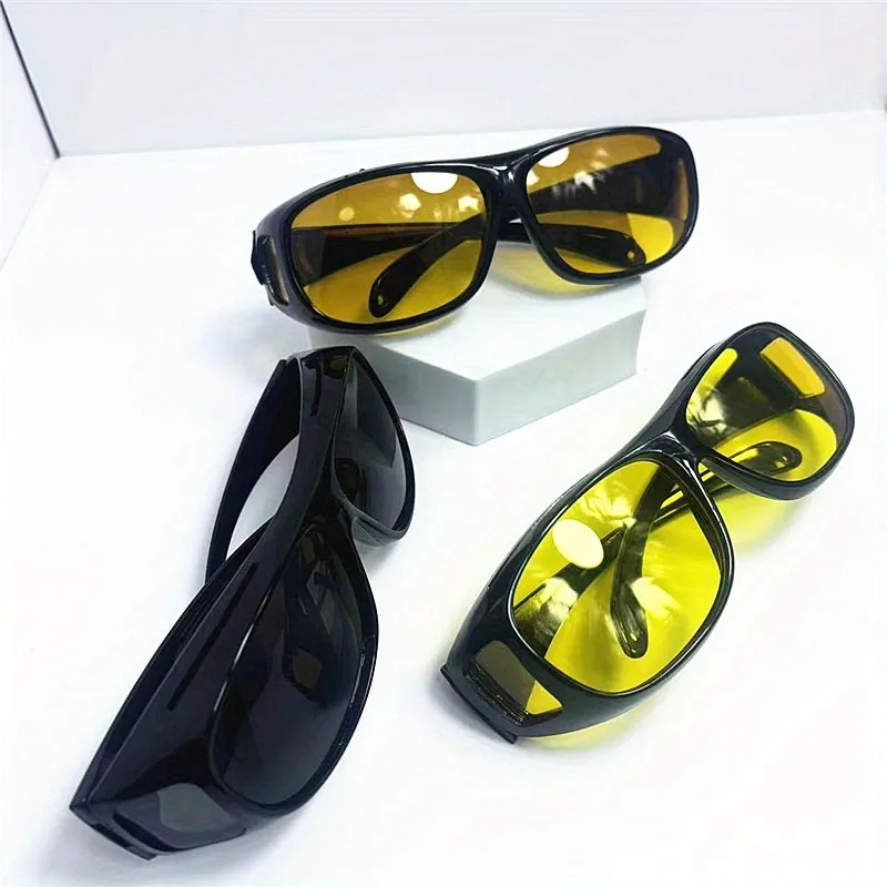 Anti Glare Night Vision Driver Goggles Neutral Sunglasses UV Fashionable Sunglasses