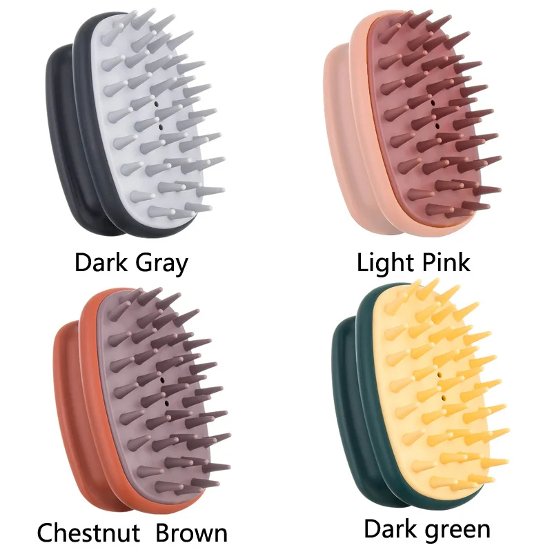 Deep Cleaning Long Hair Dog Brush Soft Massager Bathing Dogs Brush Clean Tools Shower Comb Grooming SPA Pet Supplies