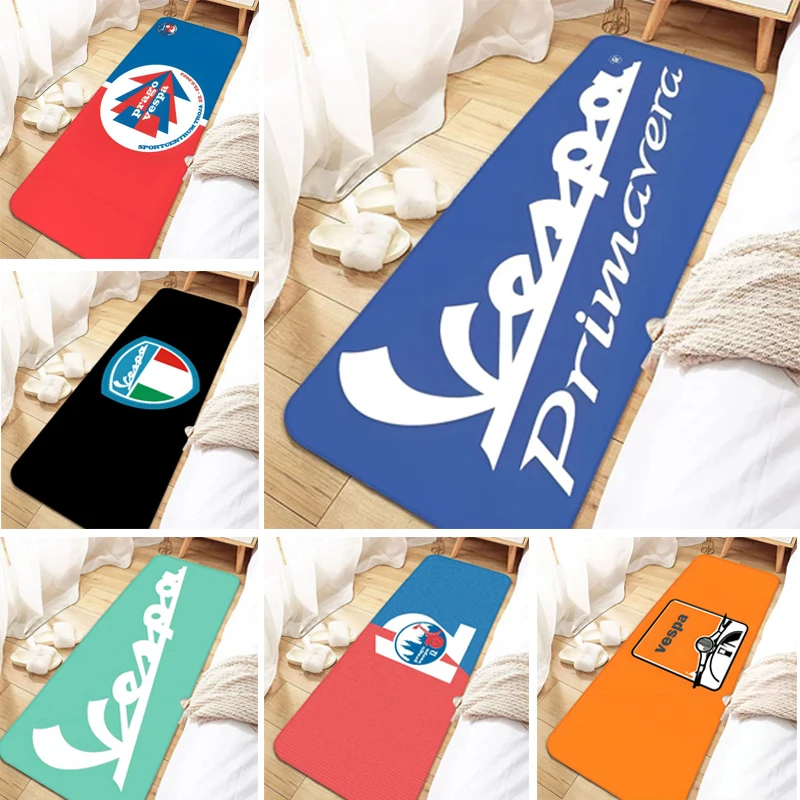 

Vespa Door Mat Entrance Non-slip Doormat Washable Kitchen Carpet Living Room Hallway Rugs Bathroom Bath Door Mats