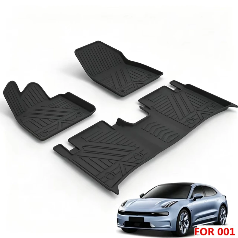 Use for ZEEKR 001 car carpet ZEEKR 001 AllWeather Floor mat ZEEKR 001 trunk mat Full Set Trim to ZEEKR 001 waterproof floor mats