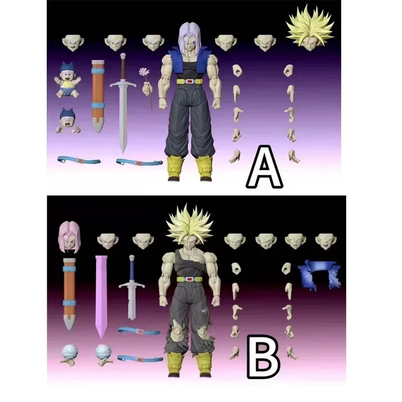 

В наличии Tonsenarttoys Dragon Ball Z S.H.Figuarts Torankusu Super Saiyan SSJ2 Стволы Majin Buu Buutenks Экшн-модель игрушки