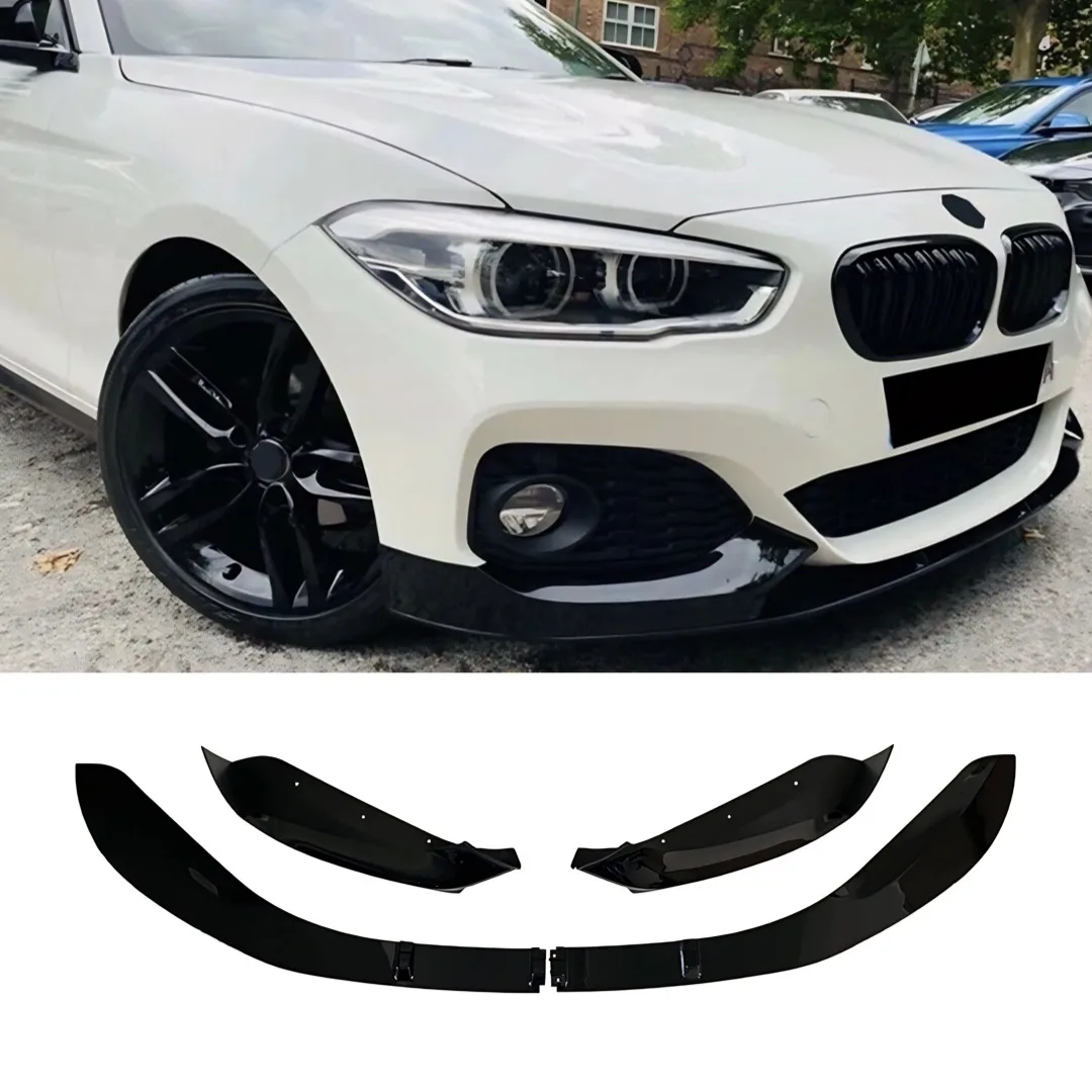 For BMW 1 Series F20 F21 M-Sport 2015-19 Deflector Facelift Front Splitter Bumper Lip Chin Tuning Accessories Protector MP Style