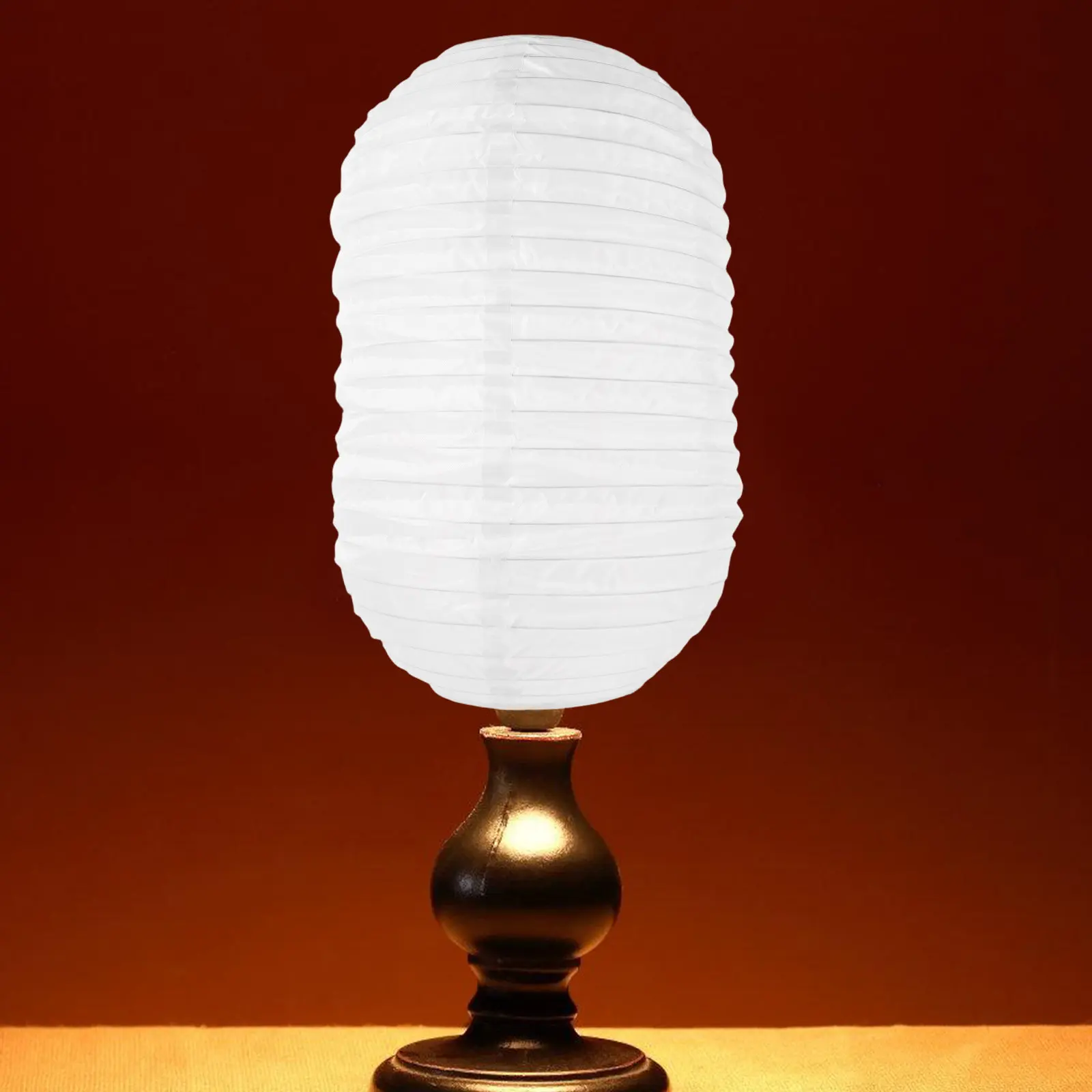 

Stylish Foldable White Paper Lampshade for Ceiling Pendant Floor Lamp Replacement Decorative Light Cover in Living Room Bedroom