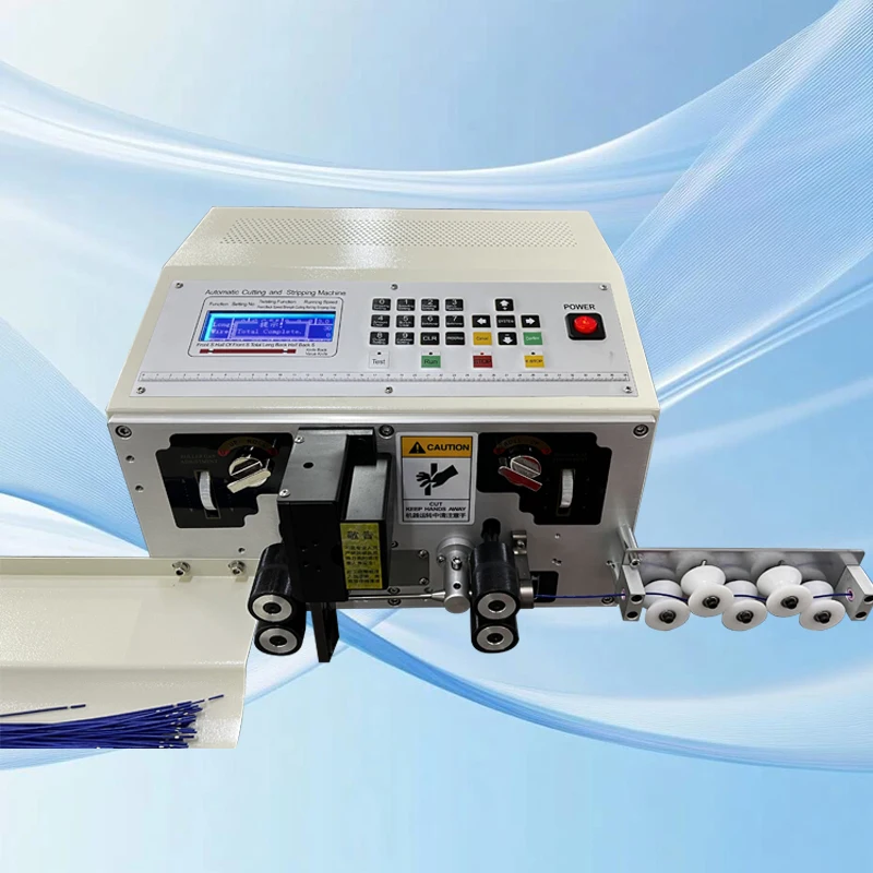 

для обработки жгутов проводов, полностью автоматическая компьютеризированная машина для зачистки и резки проводов