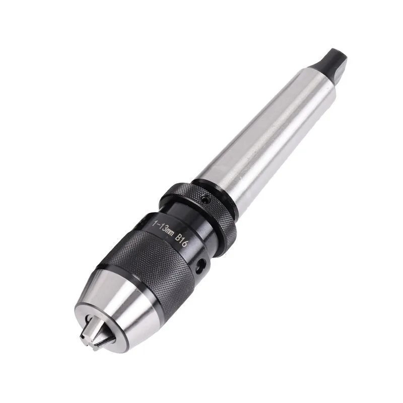 MT2 MT3 MT4 MT5 Taper Shank Keyless Drill Chuck 1-13mm 1-16mm For Lathe Bench Drilling Machine Clamping Fixture