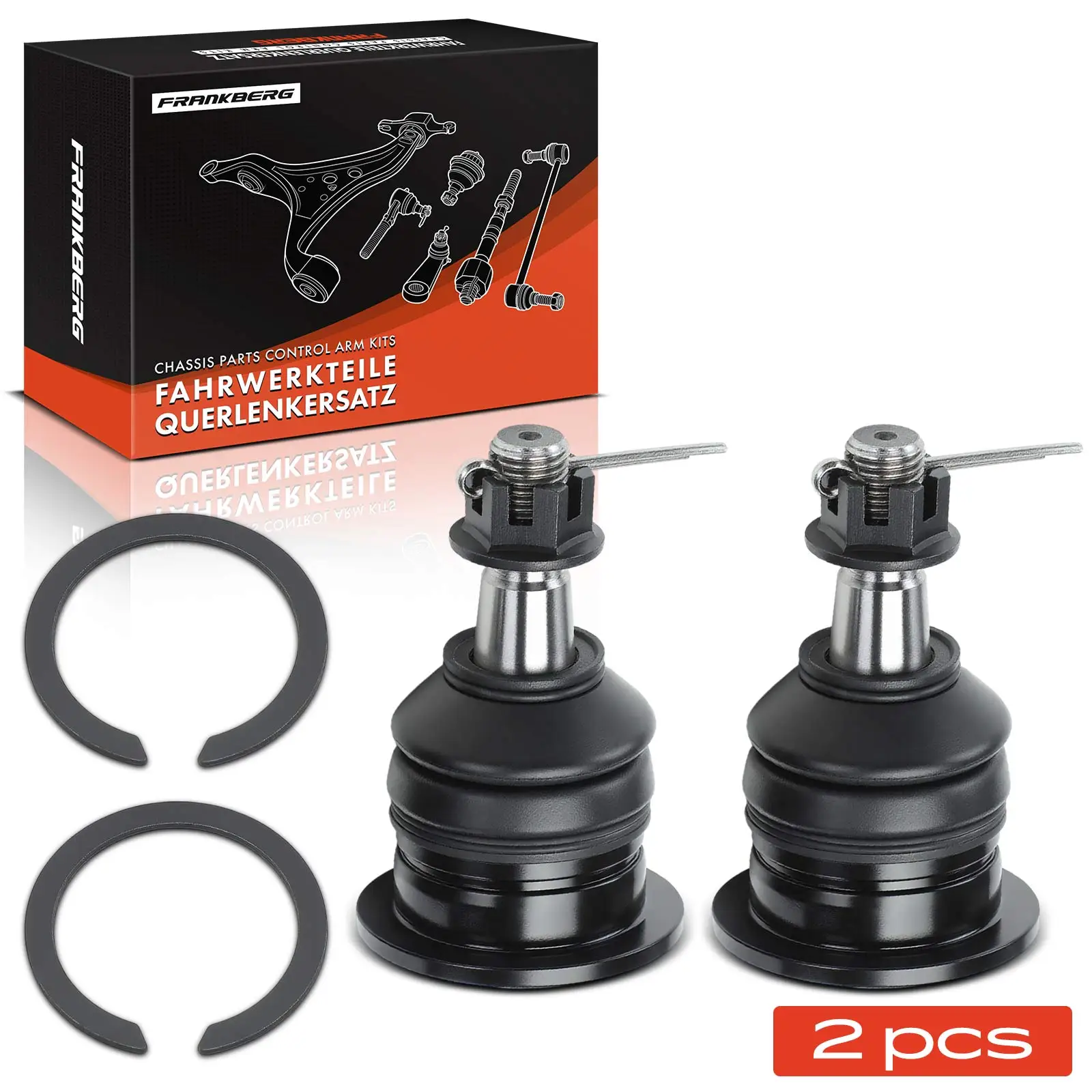 Frankberg 2x Querlenker Vorderachse Oben Links Rechts für Toyota Hilux 7 N1 Fortuner N15 Bj ab 2004 4331009030 4331009015