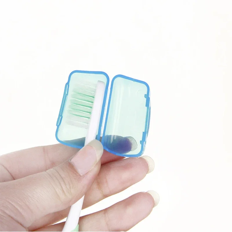 5 pz/set custodia per la copertura della testa dello spazzolino da denti Cap portatile Travel Hike Camping Brush Cleaner Protect Teethbrush Storage Organizer bagno