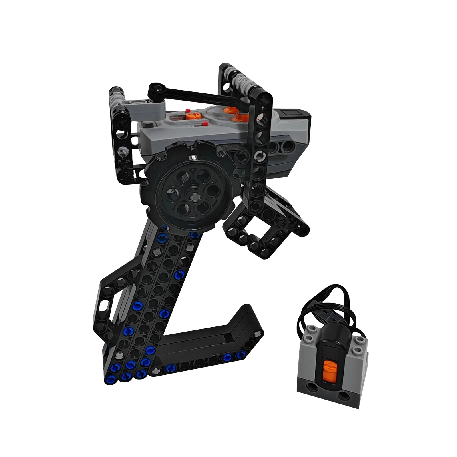 Controlador de manija de coche a la deriva, bloques de construcción técnicos, funciones de potencia, parte 58122, Control remoto, juguetes de reacondicionamiento DIY para niños