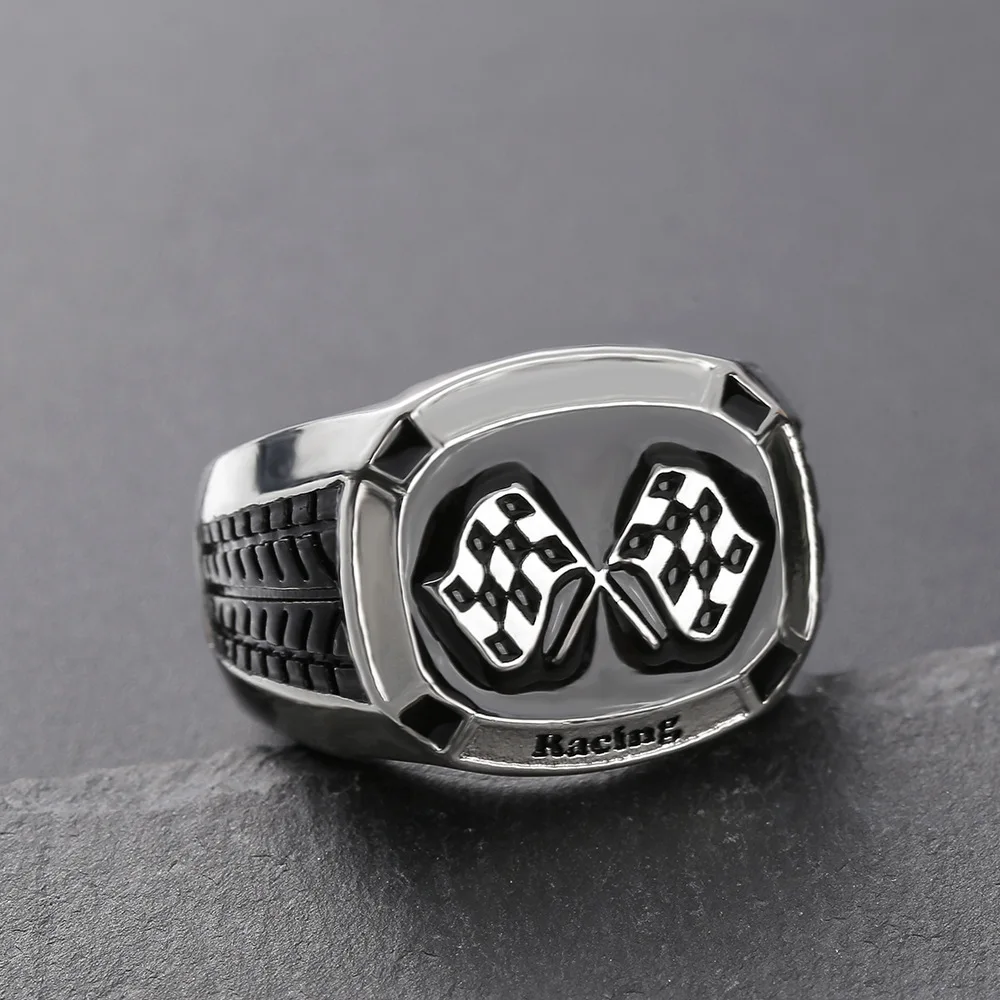2026 Hot Selling New Car God Senna Racing 925 Silver Ring European And American Commemorative Men's Ring Gift
