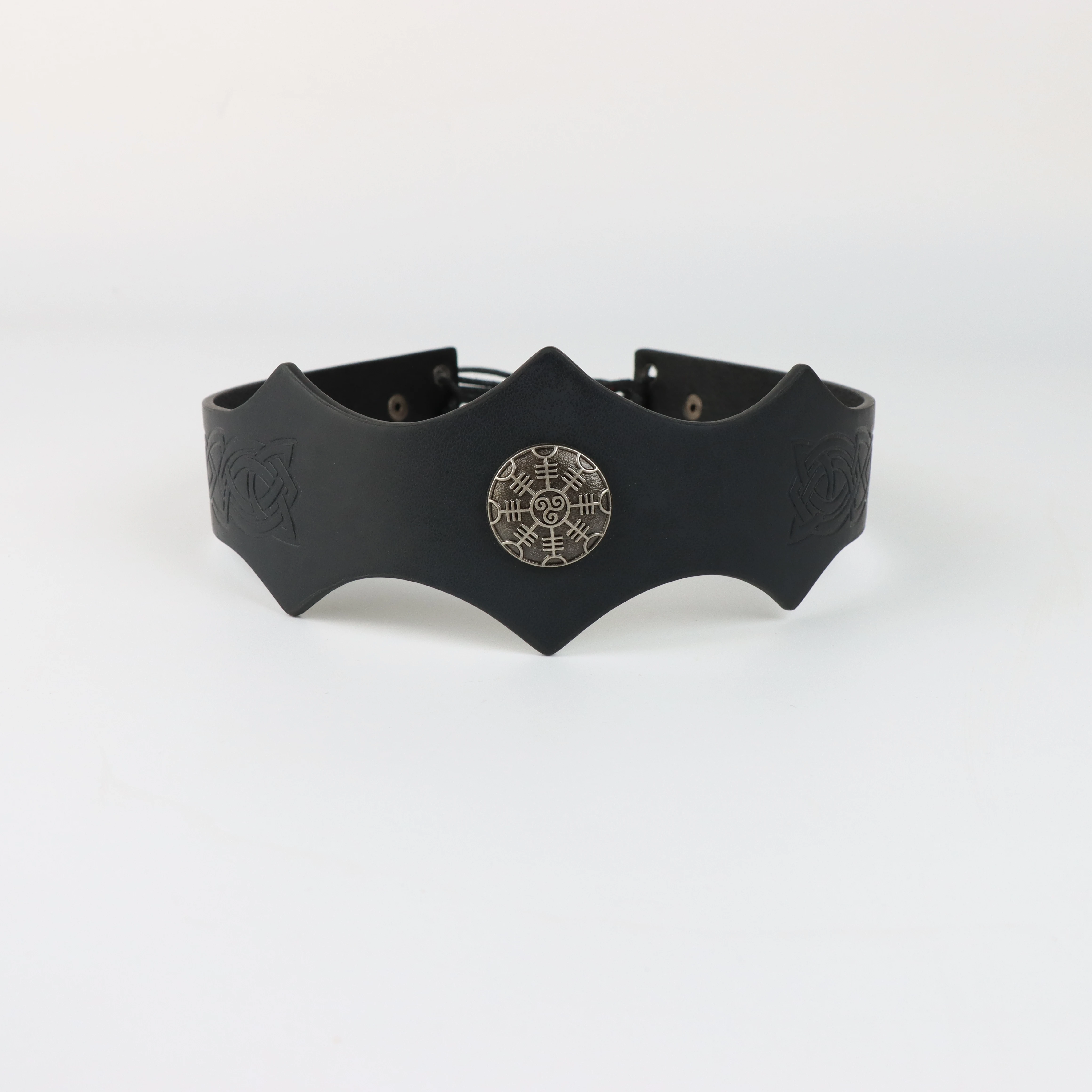 Bandeau de chevalier médiéval, couronne de roi Viking, déguisement d'halloween, accessoire LARP, couvre-chef de gladiateur de guerrier romain ancien