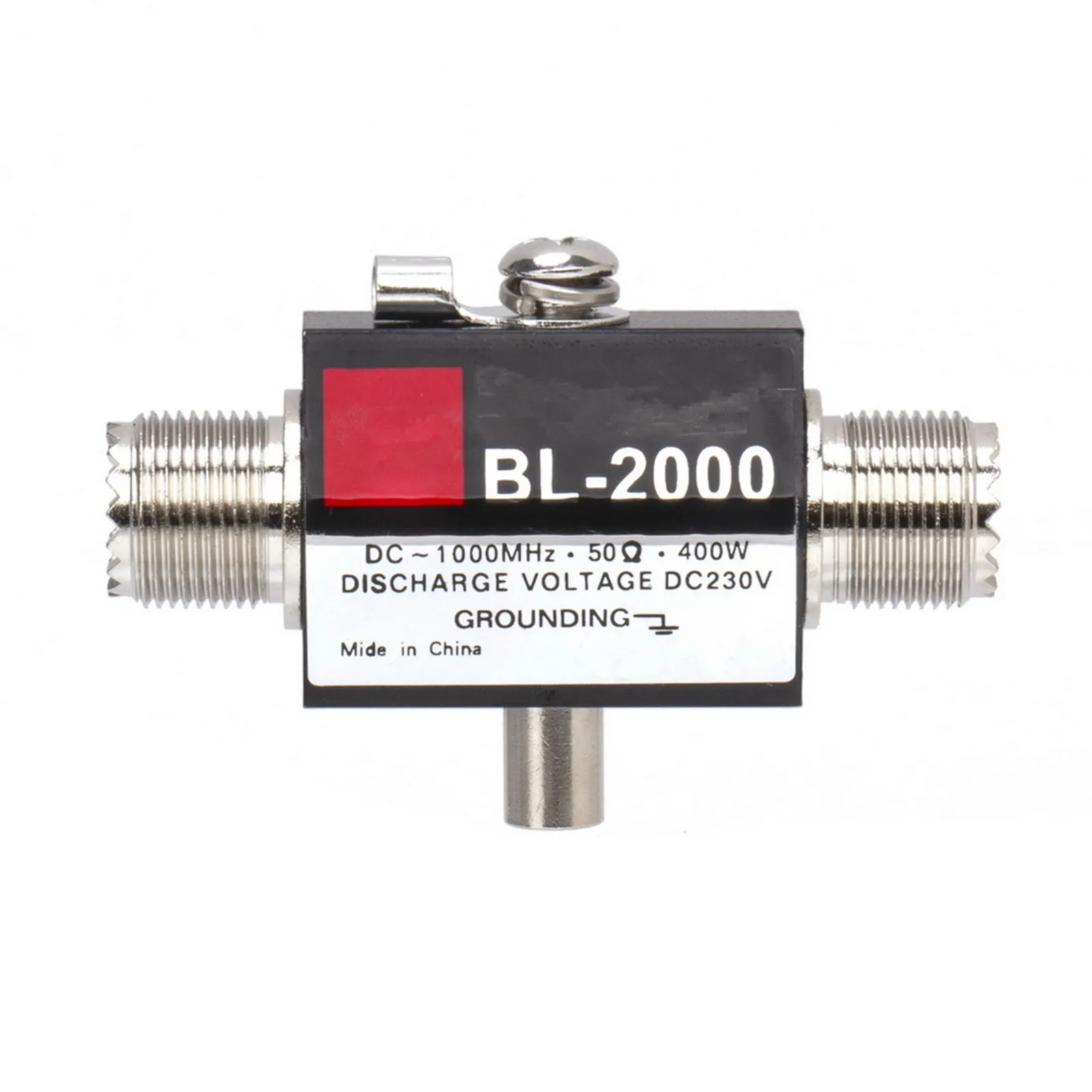 

BL-2000 Coaxial Lightning Protector Thunder Arrestor Surge Protector PL259 Female To PL259 Female Lightning Arrester Accessories