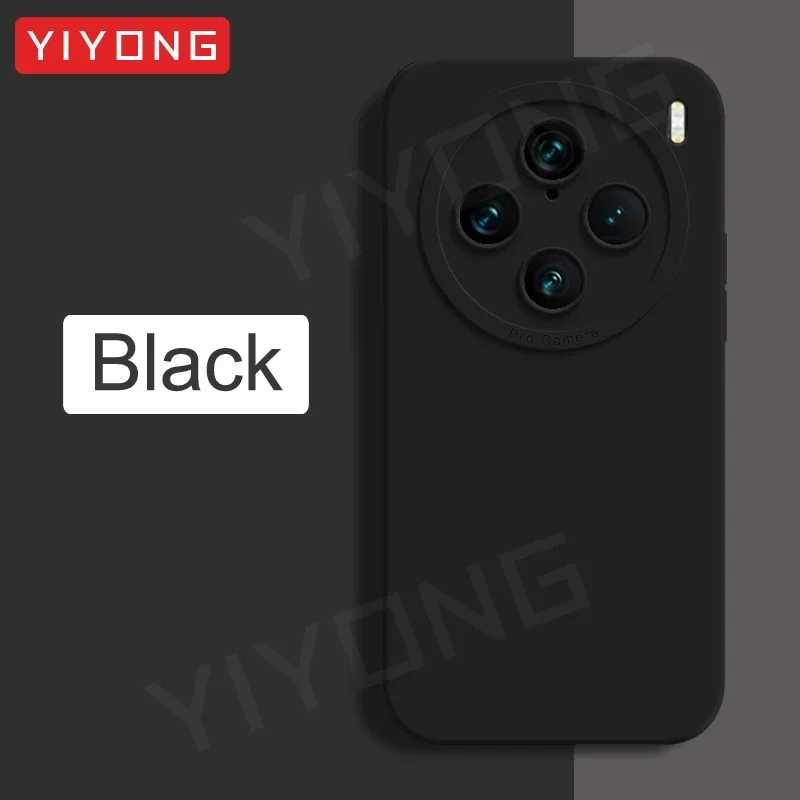 Für VivoX100 Pro Fall YIYONG Seidige Gefühl Flüssigkeit Silikon Soft Cover Für VIVO X100 Ultra X200 Pro Mini VivoX200 Globale Telefon Fällen 9