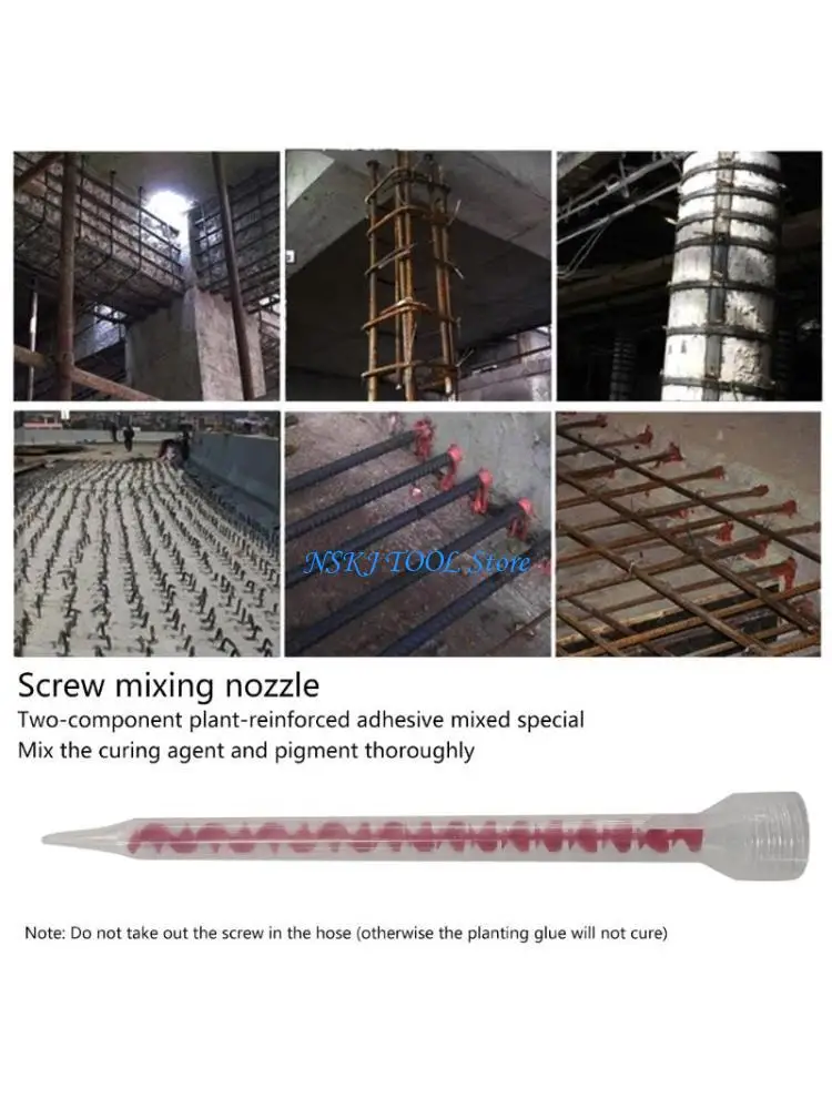 

L8RC 20pcs Статические сопла Смешающих Смешанных труб.