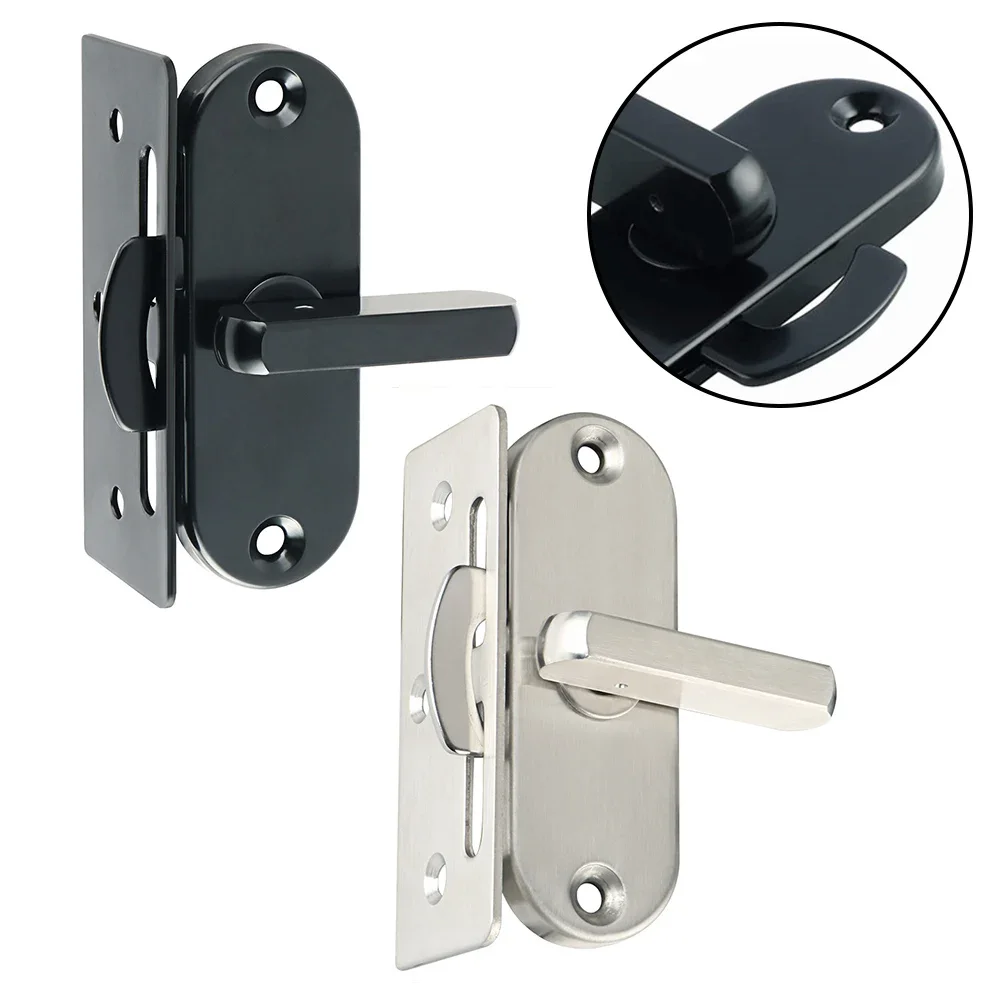 90 Degree Hasp Latch Lock Sliding Door Hook Lock Barn Lock Aluminum Alloy Wooden Door Window Lock Sliding Door Hook Lock
