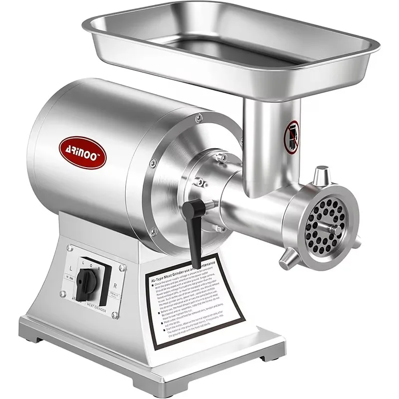 2026 2025 New High Power 750W 304 Stainless Steel Meat Grinder Machine 250kg/h Capacity 2-Year Warranty For Pork Mutton