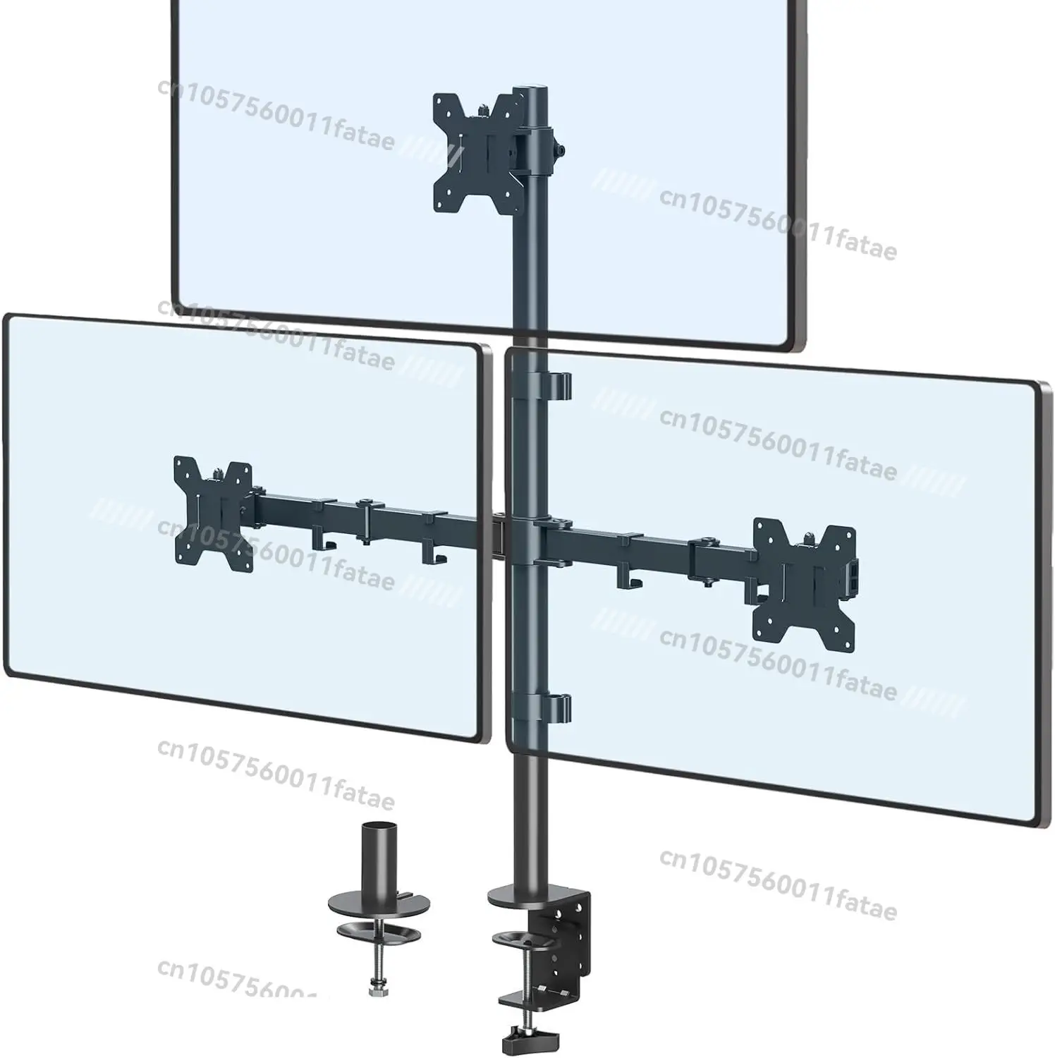 

Three-screen Desktop Mount Clip Table Monitor Bracket Hanger