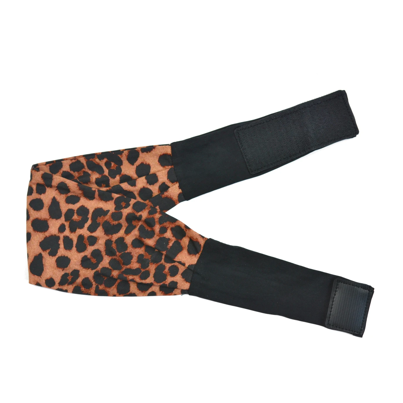 Leopard Print Headbands Ice Silk Lace Melting Bands for Wigs Adjustable Wig Bands for Headband Wig