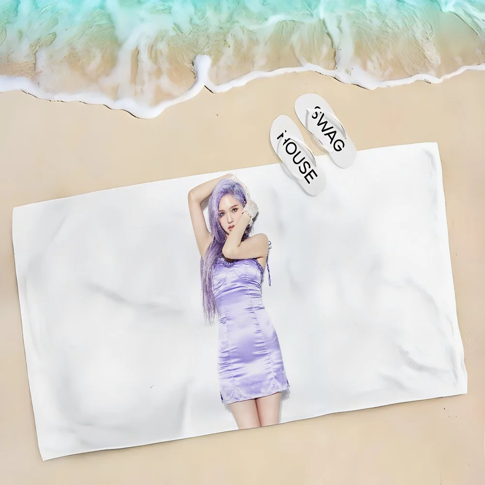 1ชิ้นกลุ่ม kpop ที่มีชื่อเสียงโอ้สาวของฉัน Mimi ผ้าเช็ดตัวชายหาดผ้าไมโครไฟเบอร์แห้งเร็วผ้าห่มชายหาดสำหรับเด็กผ้าขนหนูสระว่ายน้ำ unisex
