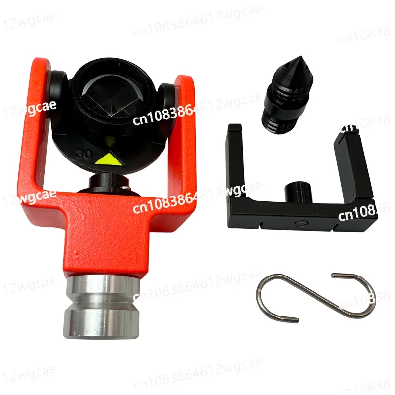 Middle Mounted Bubble Vial Design 102 Mini Prism System 0/-30mm  Matel for Total Station Surveying GPS