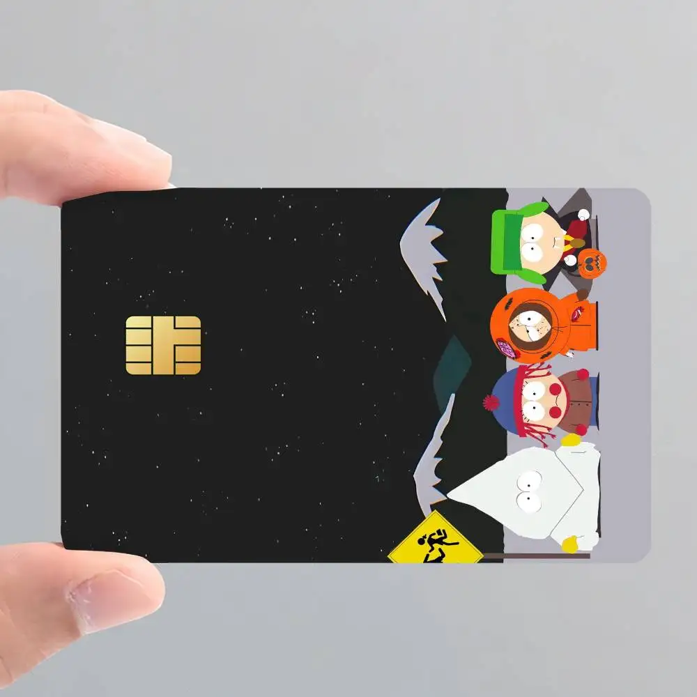 Cartoon S-South Park Credit Card Skin Stickers for Bank Card Bus Metro Card Sticker Waterproof Gift