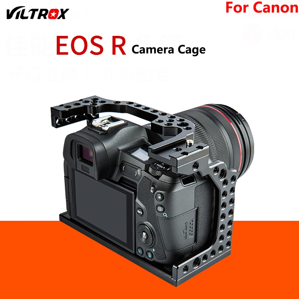 Viltrox CR-01 Camera Cage Rod Rig for Canon EOS R Full Frame Camera Rig Handle Estabilizador Celular Diy Kit Video Stabilizer