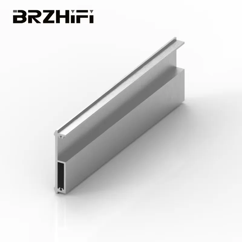 185 Factory Supply Aluminum Extrusion Profile 6061 Rail Aluminum Plate For Chassis Amplifier Furniture Fittings Enclosure