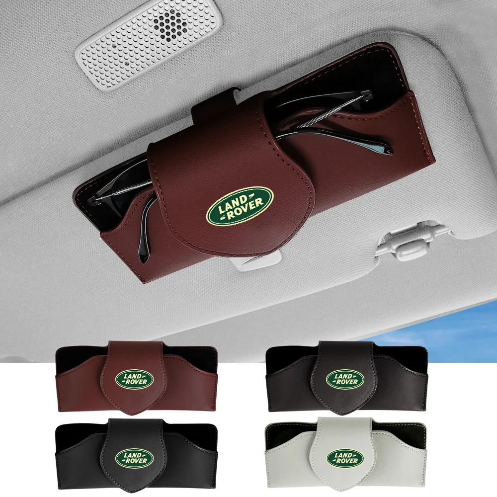 Car Sun Visor Glasses Holder Sunglasses Clip Multi-Function Car Interior Storage For Land Rover SVR Range Rover Discovery P250