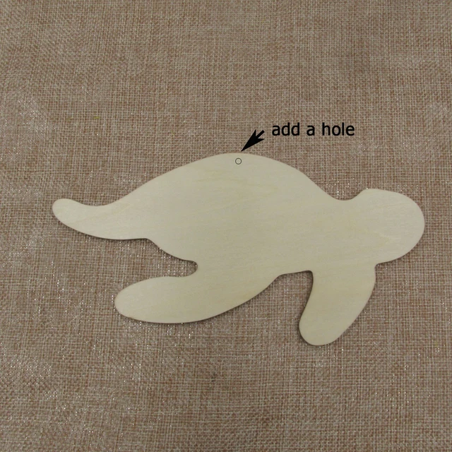 5,1–20,3 cm dick, unlackiert, blanko, Holz, unter dem Meer, Tier-Dophin-Laser, ausgeschnitten, Holzform, Bastelbedarf, Holzhandwerk-Ausschnitt – Detail 24