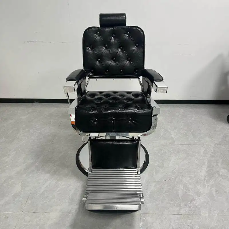 Fashionable Barber Chair Aesthetic Minimalist Comfortable Hairdresser Salon Chair Stylish Luxury Sillas De Barberia Furniture