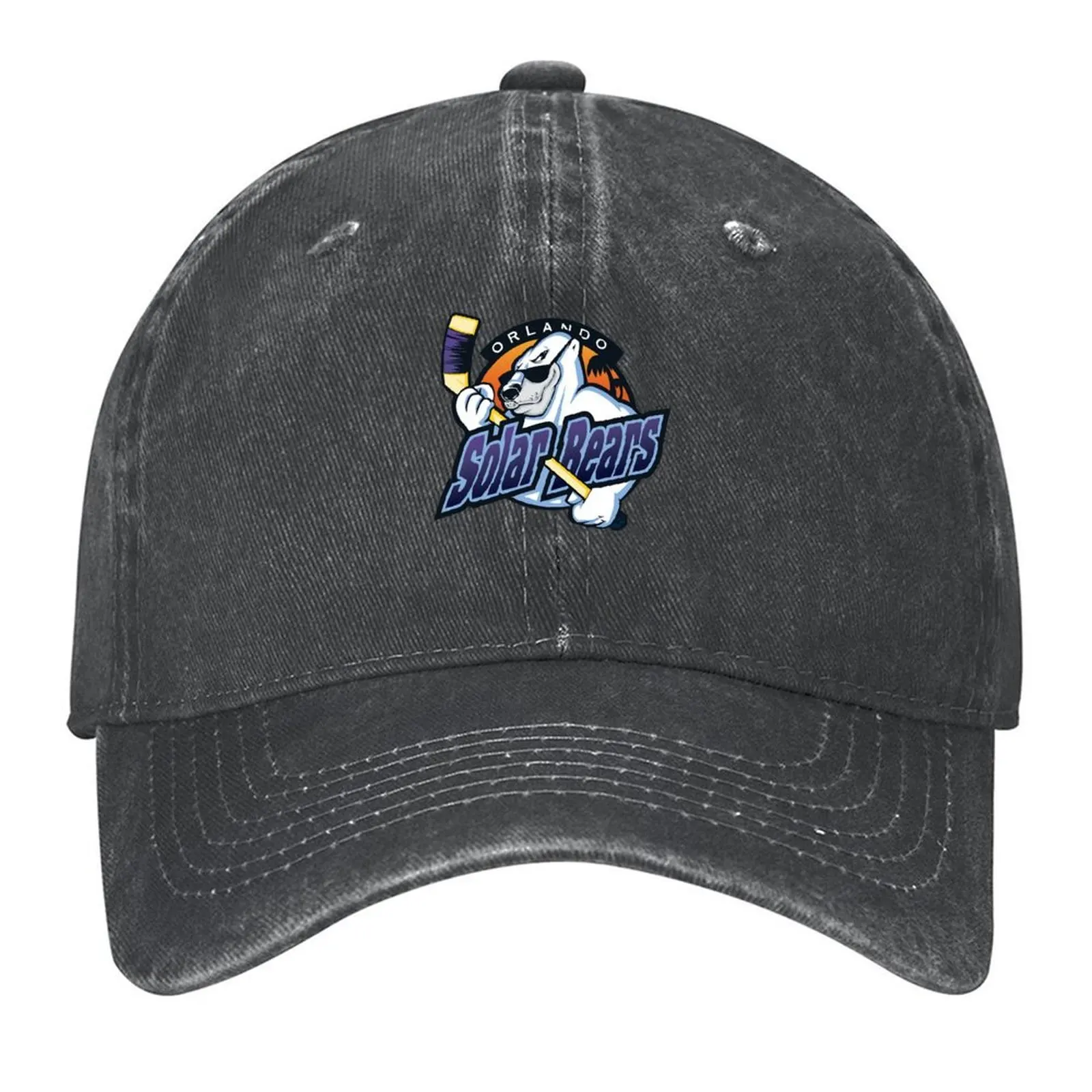 

Defunct Orlando Solar Bears IHL Hockey Team Logo Baseball Cap fun hats Luxury Hat Beach Hat Baseball Cap Men's Caps Women's