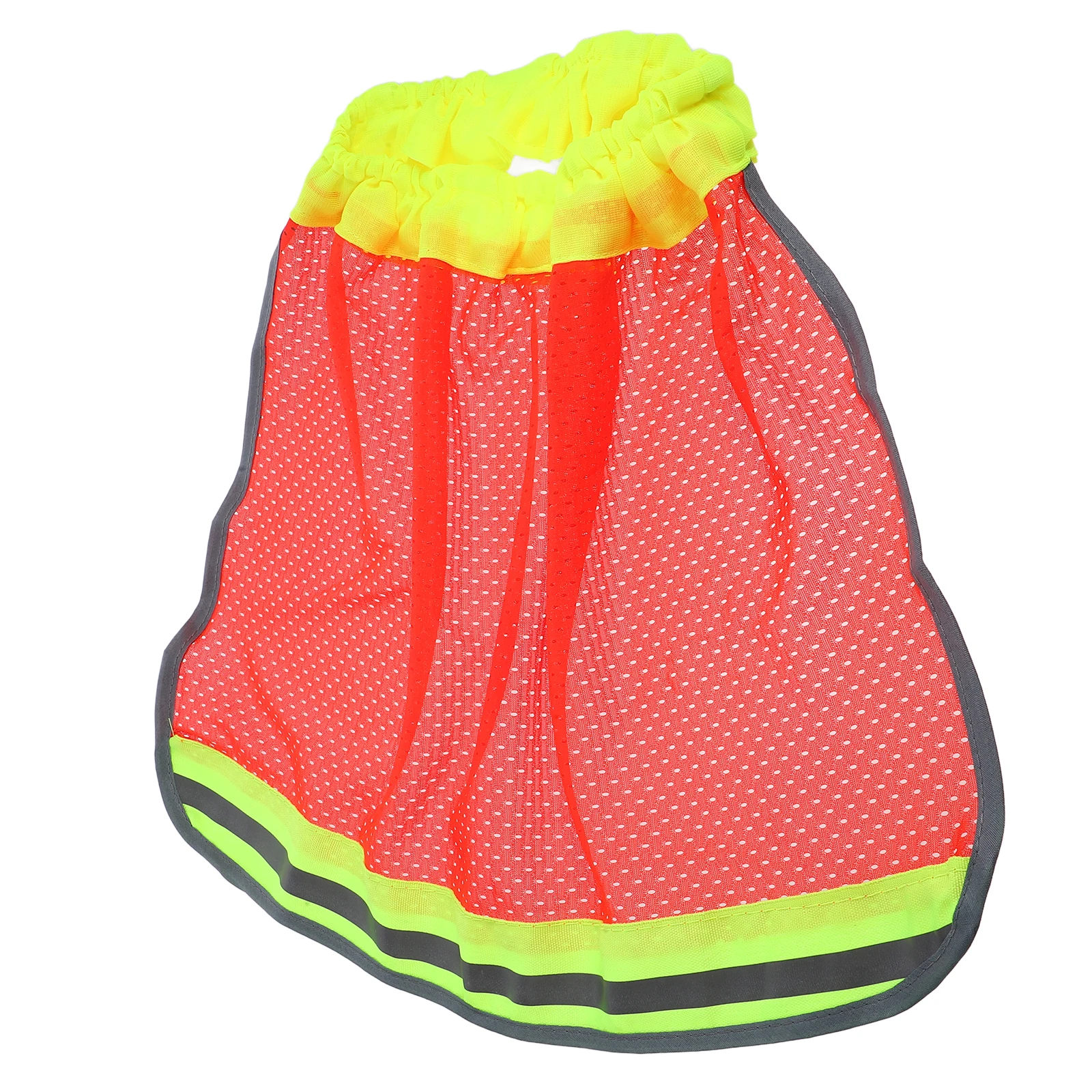 

Hard Hat Sun Shade Reflective Stripe Elastic Neck Cover Construction Shade Breathable Mesh Sun Protection Neck Shield